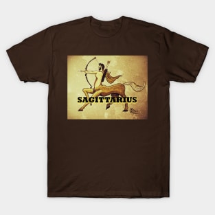 Sagittarius the Archer zodiac sign T-Shirt
